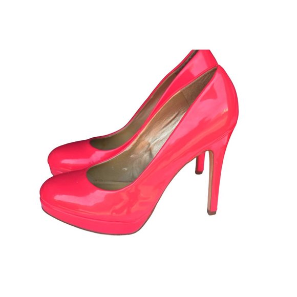 *SOLD Women's Vintage G by Guess Pink Patent Leather Platform Pump 5in Heel 8M - Picture 3 of 11